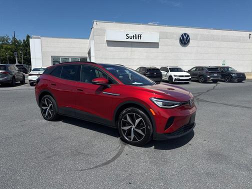 Red Metallic 2023 Volkswagen ID.4 AWD Pro S