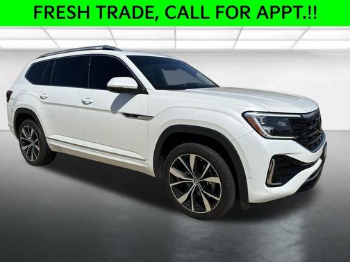 Opal White Pearl 2024 Volkswagen Atlas 2.0T SEL Premium R-Line 4MOTION