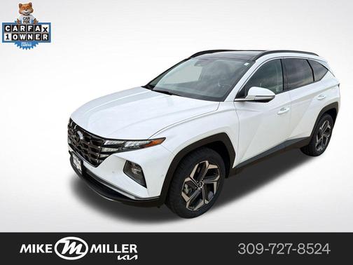White Pearl 2024 Hyundai TUCSON Hybrid Limited