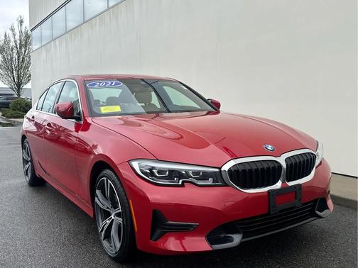 Melbourne Red Metallic 2021 BMW 330 xDrive