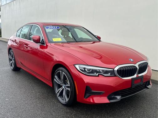 Melbourne Red Metallic 2021 BMW 330 xDrive