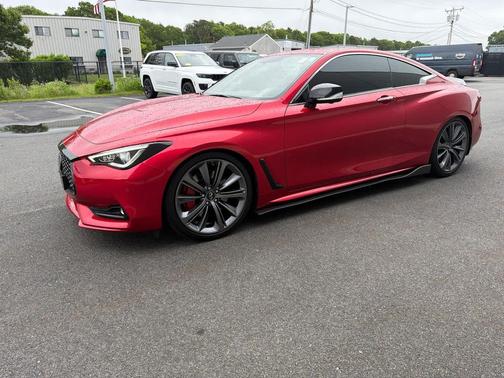 Dynamic Sunstone Red 2022 INFINITI Q60 3.0t Red Sport 400