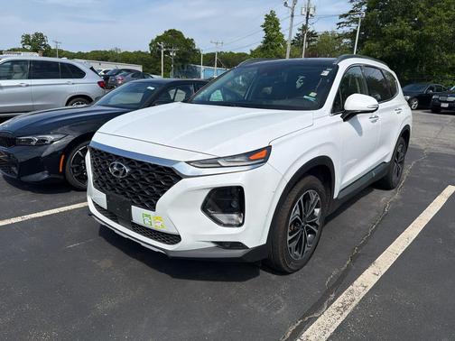 Quartz White 2019 Hyundai SANTA FE Ultimate 2.0T