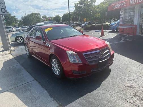 Crystal Red Tintcoat 2011 Cadillac CTS Luxury