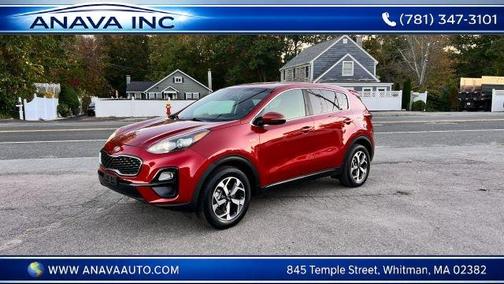 Red 2020 Kia Sportage LX