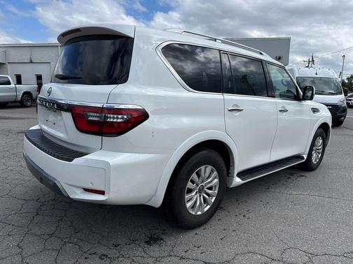 Aspen White Tricoat 2024 Nissan Armada SV 4WD