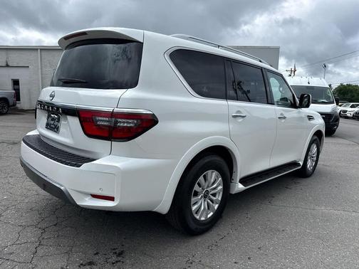 Aspen White Tricoat 2024 Nissan Armada SV 4WD