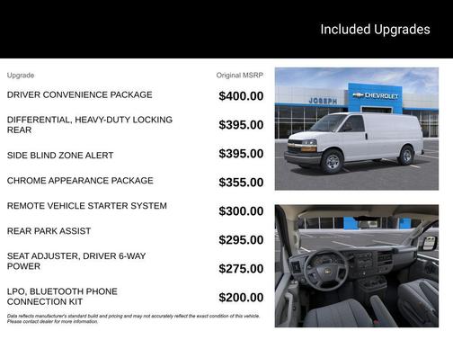 Summit White 2026 Chevrolet Express 2500 Work Van