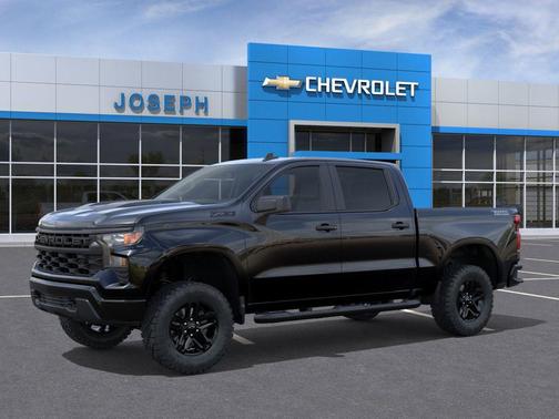 Black 2026 Chevrolet Silverado 1500 Custom Trail Boss