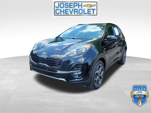 Black Cherry Pearl 2020 Kia Sportage SX Turbo