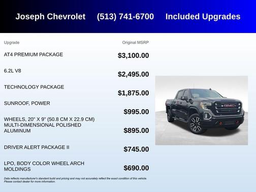 Onyx Black 2019 GMC Sierra 1500 AT4