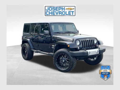 Black Clearcoat 2015 Jeep Wrangler Unlimited Sahara
