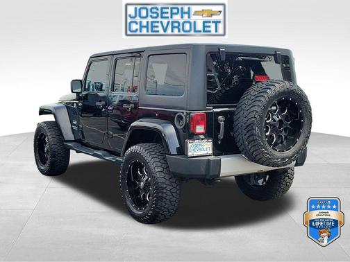 Black Clearcoat 2015 Jeep Wrangler Unlimited Sahara