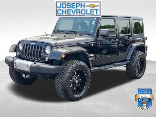 Black Clearcoat 2015 Jeep Wrangler Unlimited Sahara