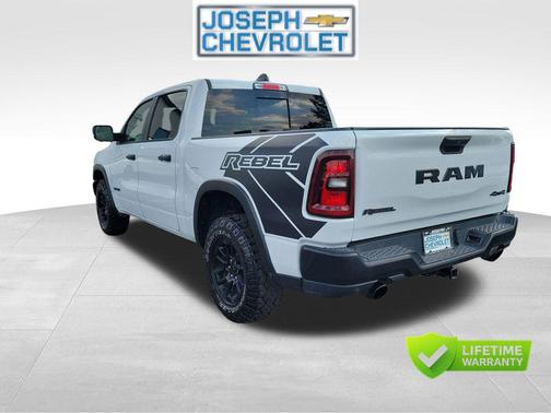 Bright White Clearcoat 2025 RAM 1500 Rebel