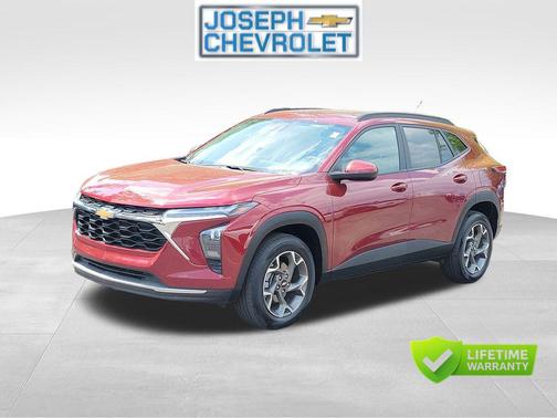 Crimson Metallic 2025 Chevrolet Trax LT