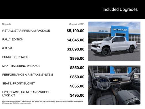 Summit White 2026 Chevrolet Silverado 1500 RST