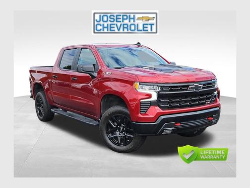 Radiant Red Tintcoat 2025 Chevrolet Silverado 1500 LT Trail Boss Truck
