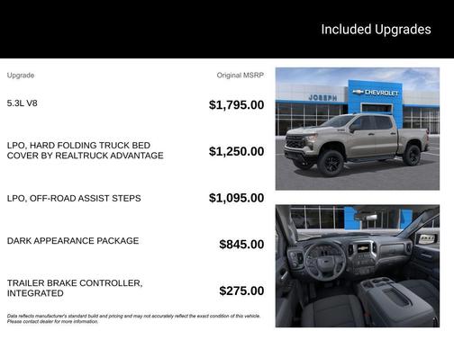 White Sands 2026 Chevrolet Silverado 1500 Custom Trail Boss