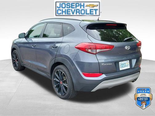 Coliseum Gray 2017 Hyundai TUCSON Night