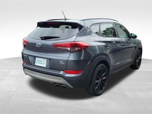 Coliseum Gray 2017 Hyundai TUCSON Night
