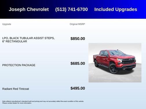 Radiant Red Tintcoat 2025 Chevrolet Silverado 1500 LT Trail Boss