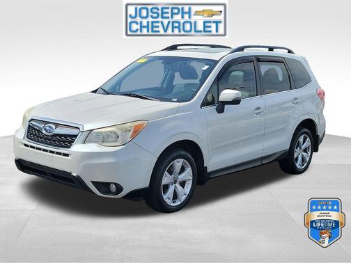 Satin White Pearl 2014 Subaru Forester 2.5i Touring