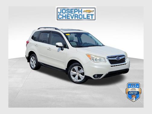Satin White Pearl 2014 Subaru Forester 2.5i Touring