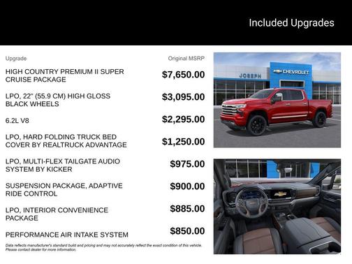 Radiant Red Tintcoat 2026 Chevrolet Silverado 1500 High Country