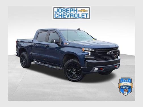 Northsky Blue Metallic 2021 Chevrolet Silverado 1500 LT Trail Boss