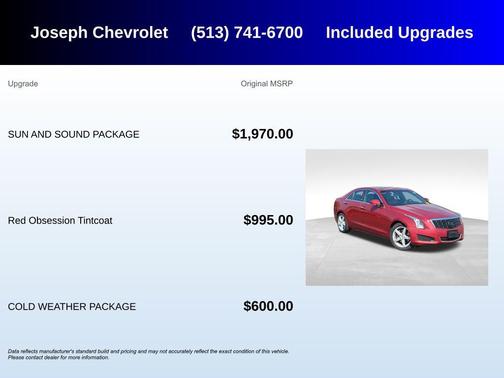 2014 Cadillac ATS 2.0L Turbo Luxury