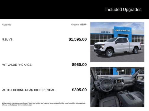 Summit White 2026 Chevrolet Silverado 1500 WT