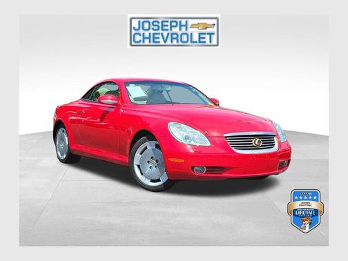 Absolutely Red 2002 Lexus SC 430 Base