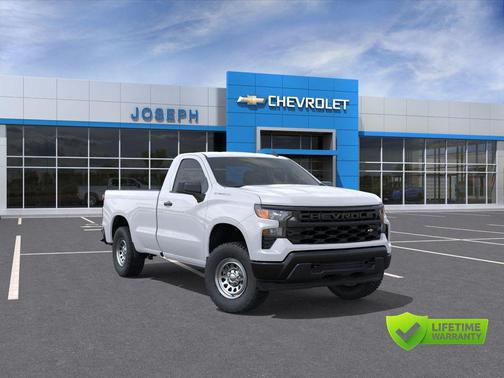 Summit White 2026 Chevrolet Silverado 1500 WT