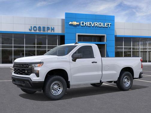 Summit White 2026 Chevrolet Silverado 1500 WT