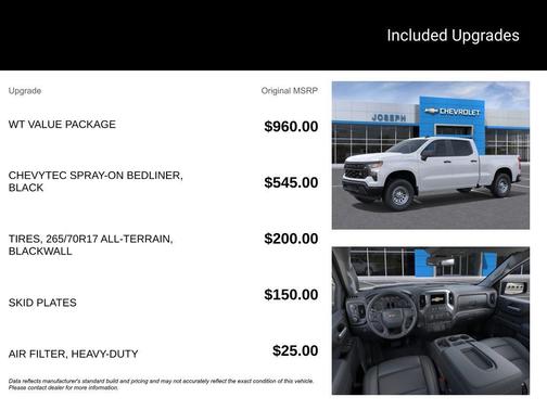 Summit White 2026 Chevrolet Silverado 1500 WT