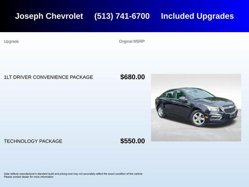 Black Granite Metallic 2016 Chevrolet Cruze Limited 1LT