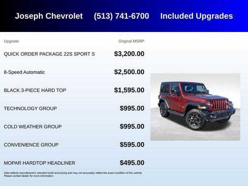 2021 Jeep Wrangler Sport S