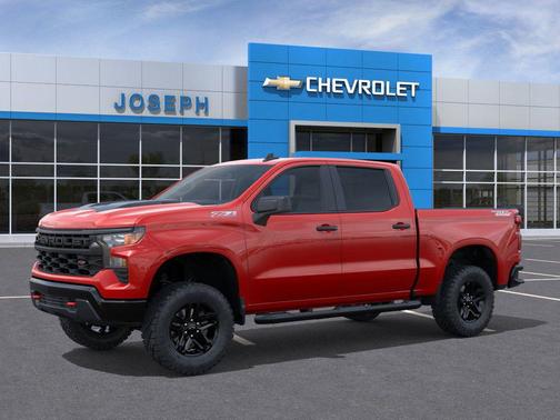 Red Hot 2026 Chevrolet Silverado 1500 Custom Trail Boss