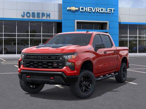 Red Hot 2026 Chevrolet Silverado 1500 Custom Trail Boss