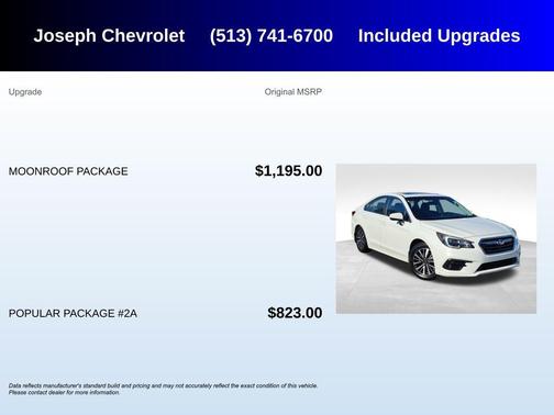 2018 Subaru Legacy Premium