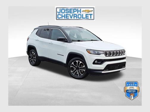 Bright White Clearcoat 2023 Jeep Compass Limited