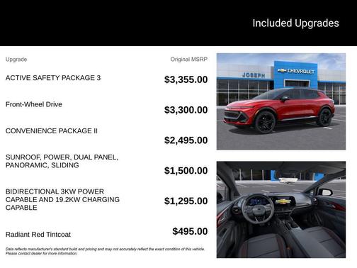 Radiant Red Tintcoat 2026 Chevrolet Equinox EV RS