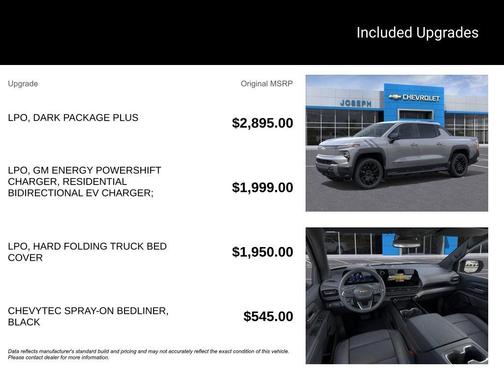 Slate Gray Metallic 2026 Chevrolet Silverado EV LT