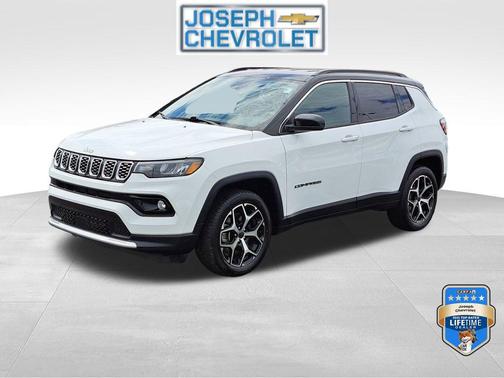 Bright White Clearcoat 2025 Jeep Compass Limited