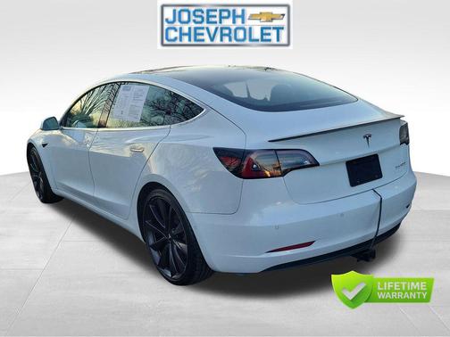 Pearl White Multi-Coat 2020 Tesla Model 3 Performance