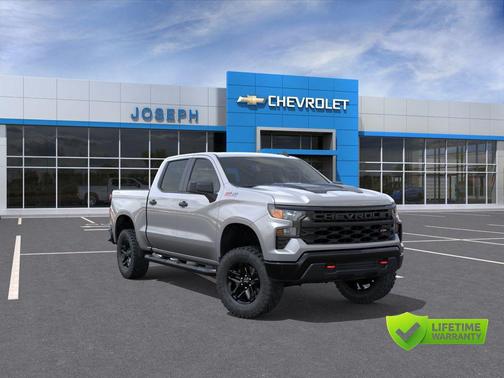 Sterling Gray Metallic 2026 Chevrolet Silverado 1500 Custom Trail Boss