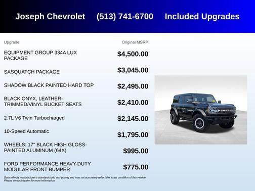 SHADOW BLACK 2025 Ford Bronco Badlands