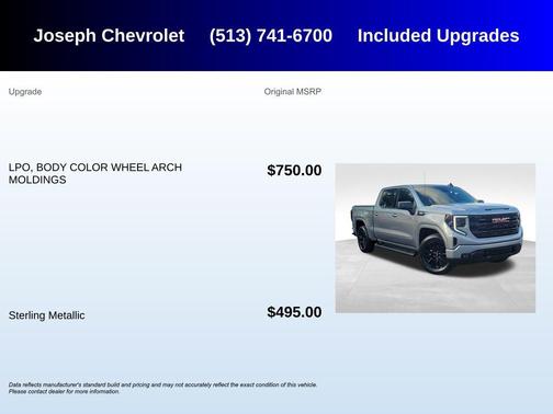 Sterling Metallic 2025 GMC Sierra 1500 Elevation