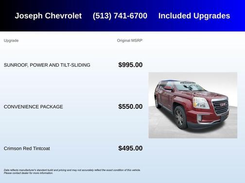 2016 GMC Terrain SLE-2